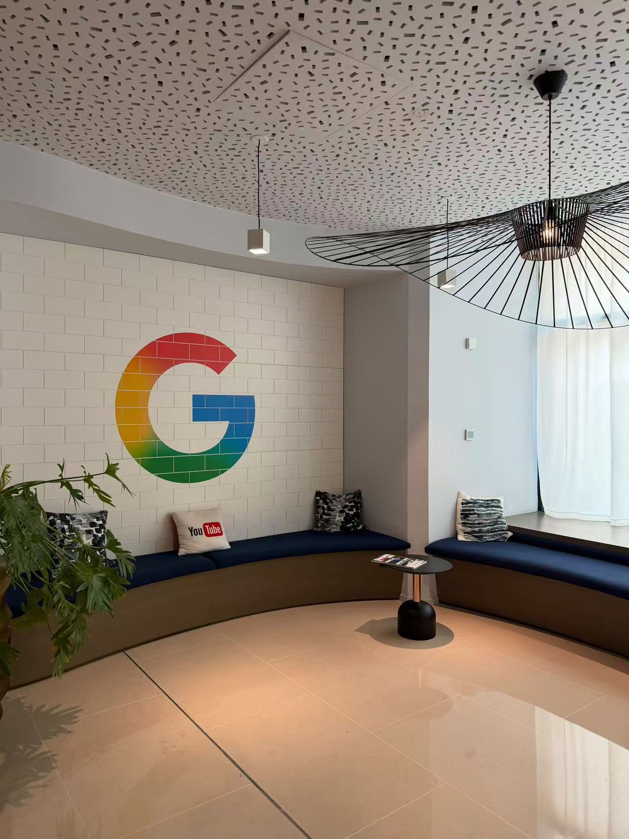 Hall d’accueil des bureaux Google